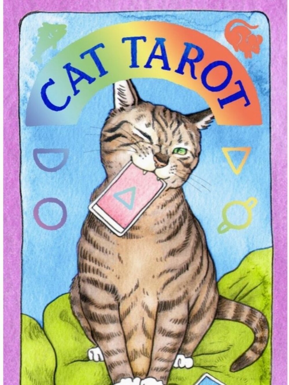 Cat Tarot Deck – Classic Tarot Cards with Cat-Themed Illustrations, 78 Cards & G
